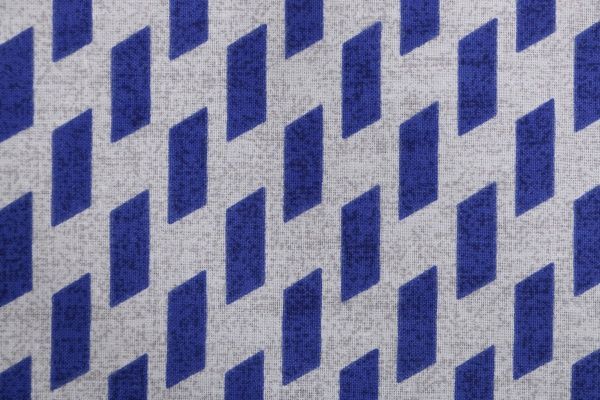 Комплект постільної білизни Зигзаг 1,5 синій із білим UP! (Underprice) 