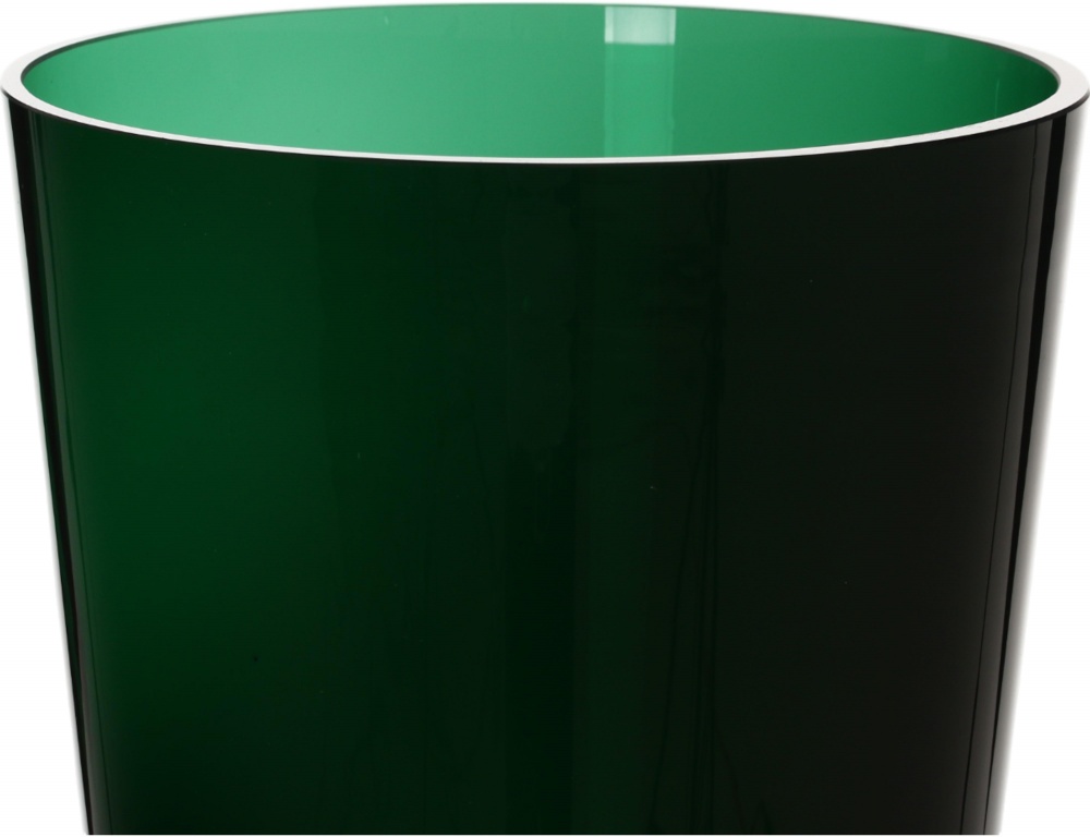 Ваза скляна Wrzesniak Glassworks Sofi 35 см зелений 17-1444