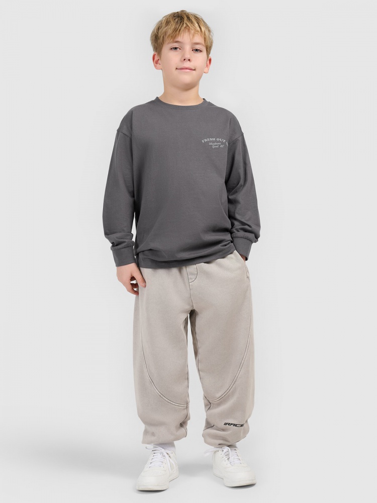 Футболка 4F LONGSLEEVE M535 4FJWSS26TLONM535-22S р.140 коричневый