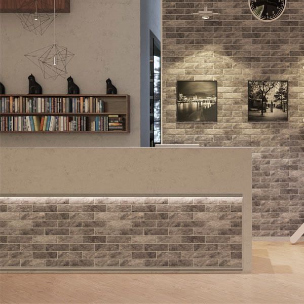 Плитка Golden Tile BrickStyle London антрацитовий 30У020 6x25 