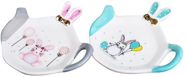 Набор подставок под чайные пакетики «Кролики» 2 шт. 940-149 Lefard