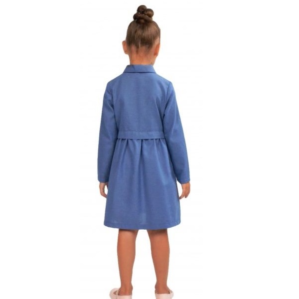 Платье Эдельвика 146 синий 108-19/00 