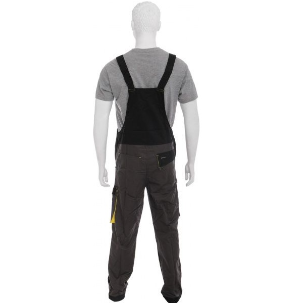 Полукомбинезон рабочий Delta Plus D-Mach р. L DMSALGJGT серый с желтым