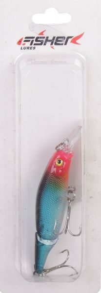 Воблер Clepsydra DW-1336 7,5 г 92 мм #4 червоно-синій