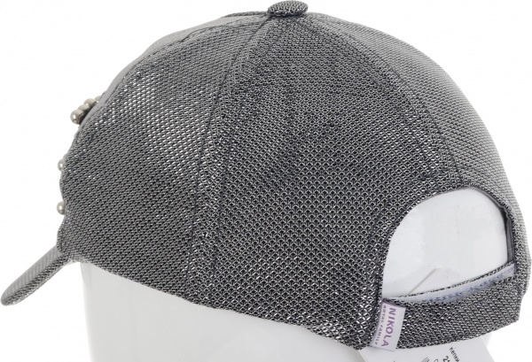 Кепка для девочек Pampona 21 L 18 р.50 серебряный 