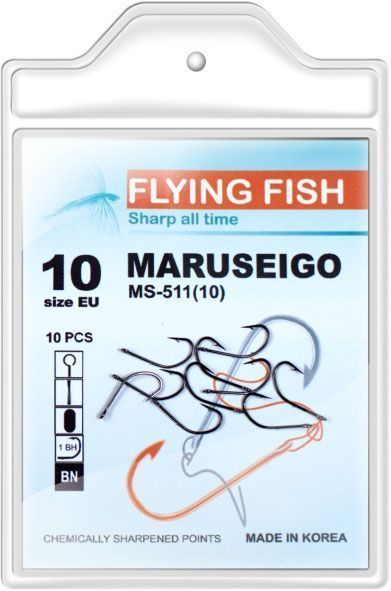 Крючок Flying Fish №10 20 г 10 шт. MS-511(10)