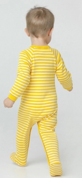 Комбинезон для мальчика Smil полоска р.74 желтый 108618 