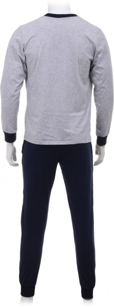 Піжама чоловіча Trio Kornet р. XL синій із сірим