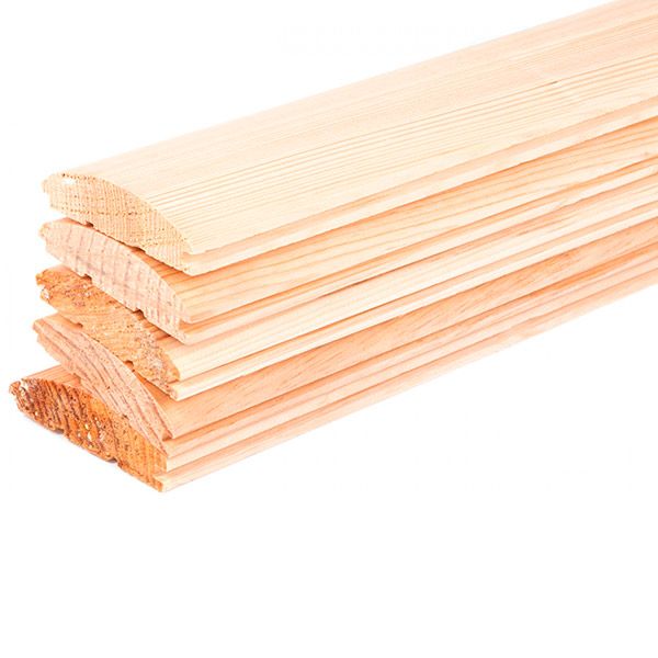 Блок-хаус сосна 25x90x3000 мм (уп. 5 шт.)