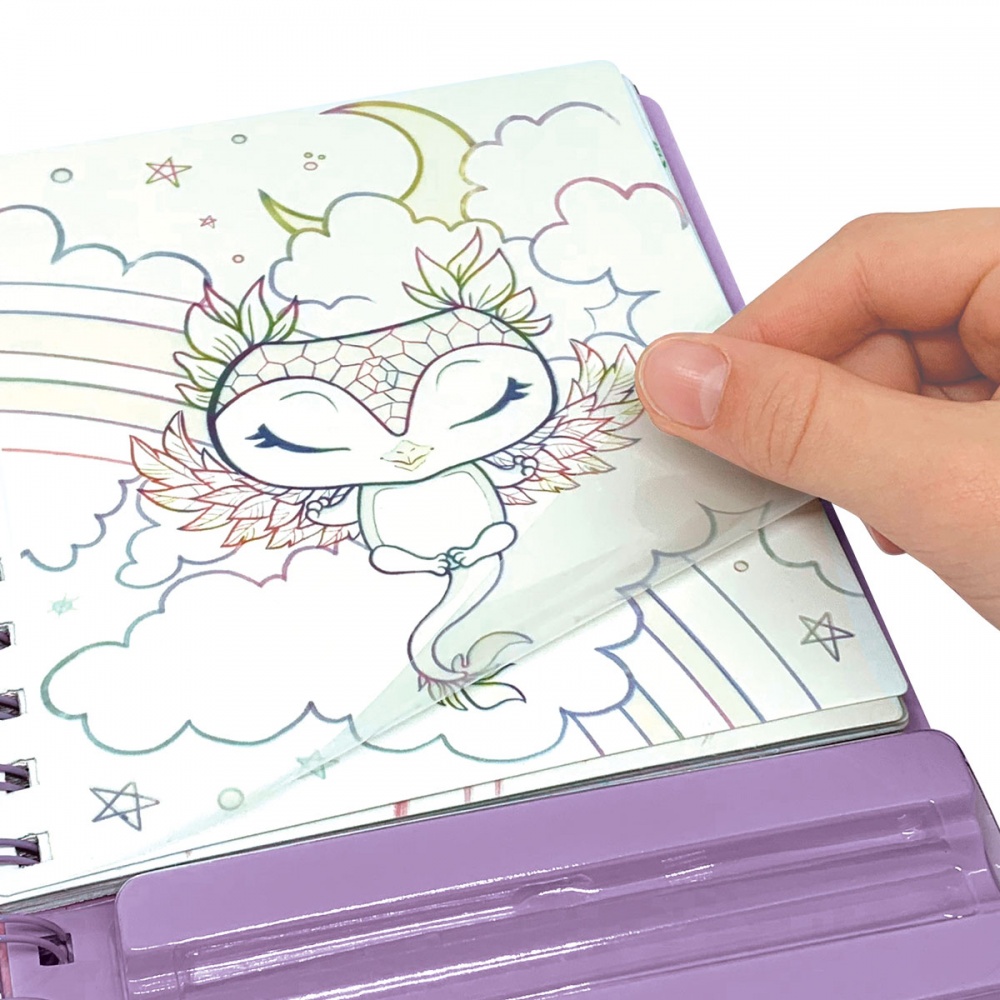 Набір для творчості Nebulous Stars Скетчбук Фантазійне мистецтво з фольги 11025