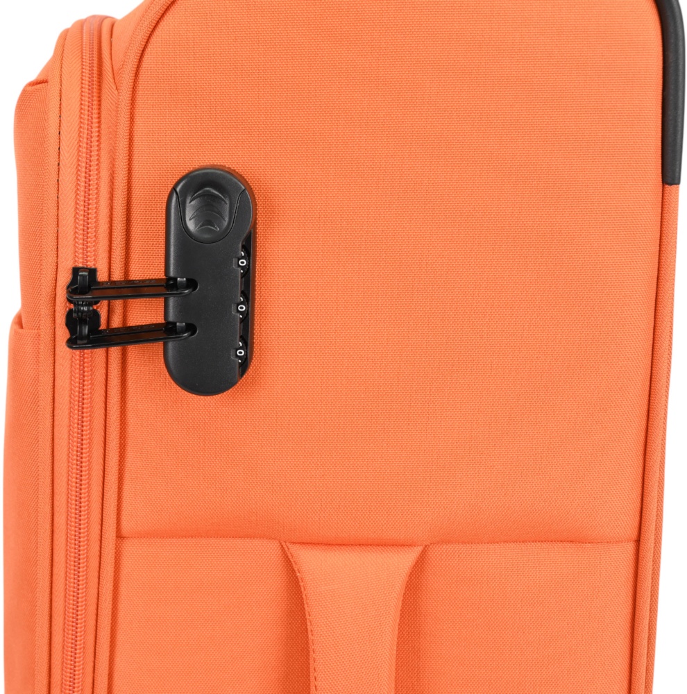 Чемодан Compass MS-2501 58 л оранжевый 67x42x24 см M