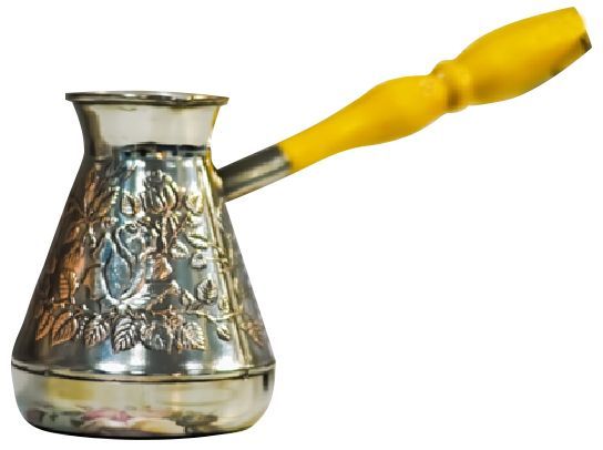 Турка медная Роза 300 мл черный никель 50091