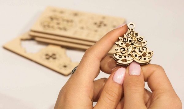 3D-пазл Ukrainian Gears Фиджеты-Новогодняя магия