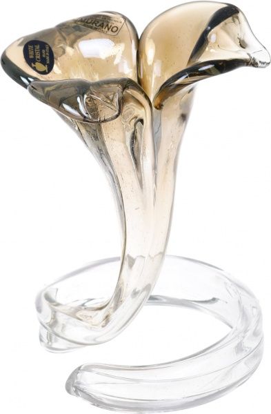 Подсвечник Flower 6pt Fume Star 13х13х19 см White cristal