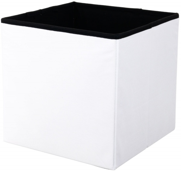Ящик-пуф складаний OT01815-3 білий 380x380x380 мм