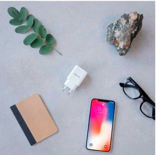 Зарядний пристрій Forever 1X TYPE-C PD (18W) білий 