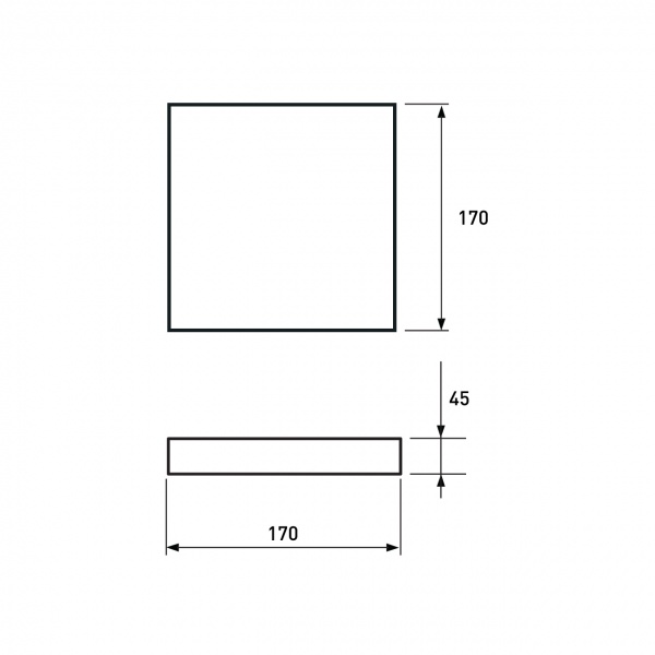 Светильник светодиодный Eurolamp 25 Вт IP20 белый LED-NLS-25/5 
