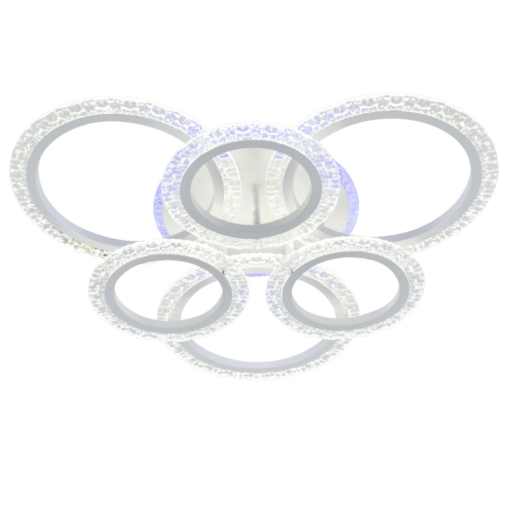 Люстра светодиодная Victoria Lighting с пультом 89 Вт белый Vetana/PL6 white