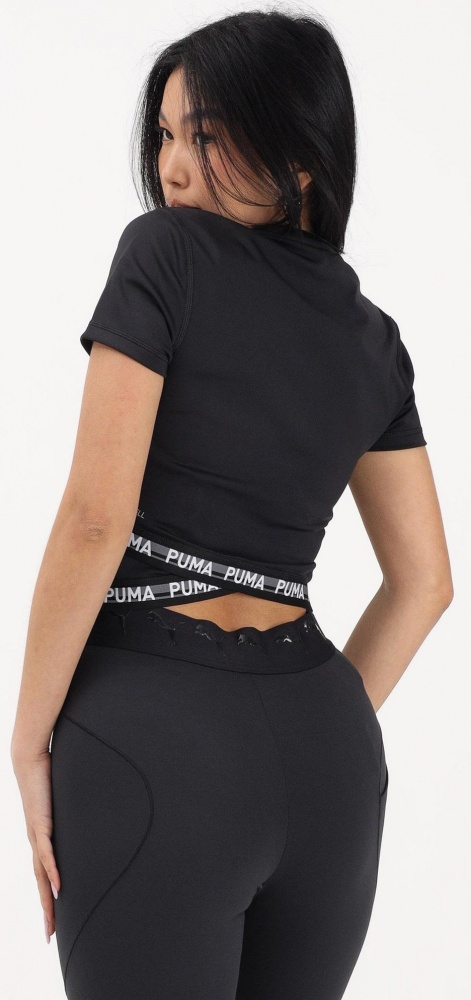 Футболка Puma Strong Cross Back Tee 52849401 р.M чорний