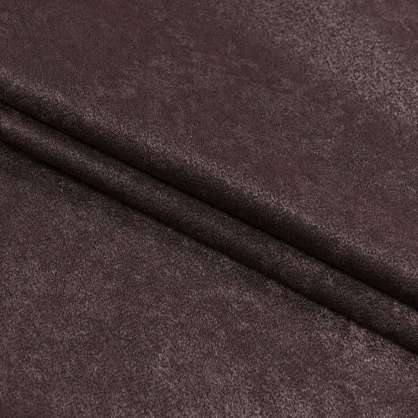 Ткань портьерная ТК-Домашній текстиль ТОВ двухсторонняя Чин-чила Дукас, шоколад 280 см 