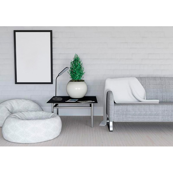 Настольная лампа офисная Светкомплект LED TB 011 X-Charge 6 Вт черная