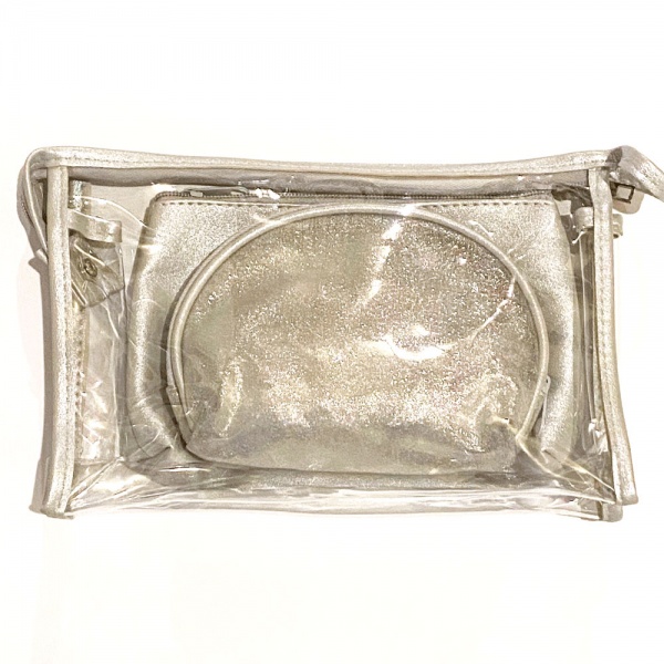 Косметичка срібло NK3-11MN-sv 