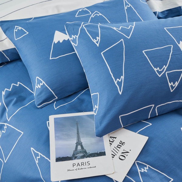 Комплект постільної білизни Montana 2 синій La Nuit 