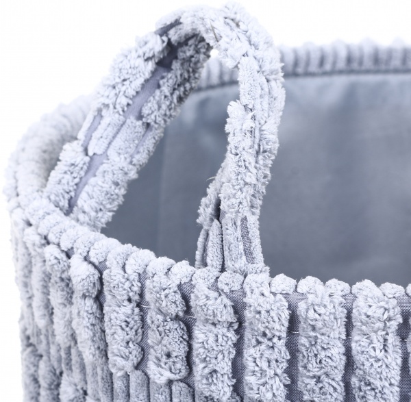 Кошик Velvet L 38x38 см EG92596 сірий 