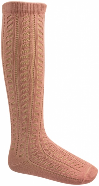 Напівпанчохи для дівчаток Conte-Kids MISS 027 р.18 світло-рожевий 