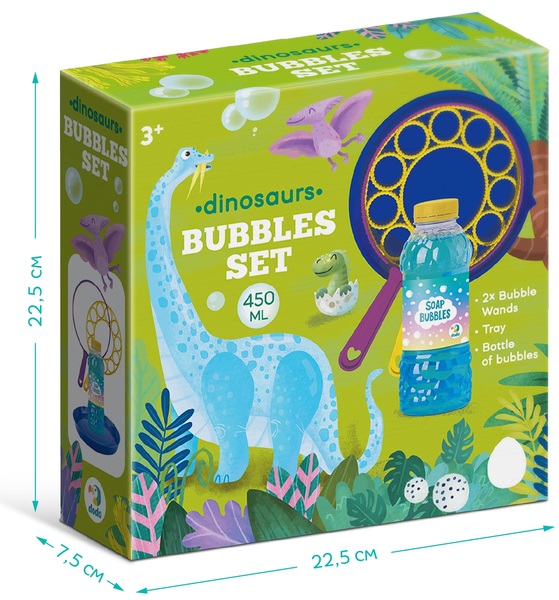 Ігровий набір DoDo мильних бульбашок Динозаври 500119