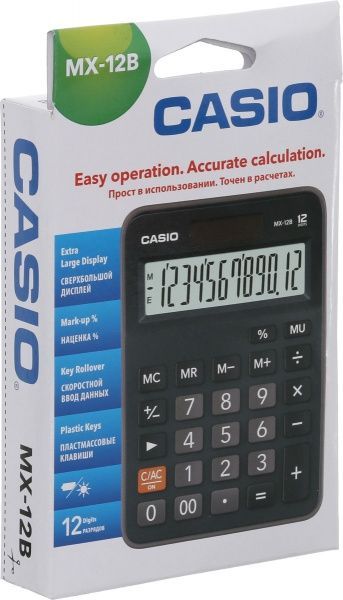 Калькулятор MX-12B-W-EC Casio