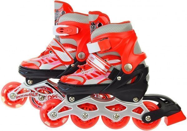 Роликовые коньки Shantou SC190151 червоний р. 28-31