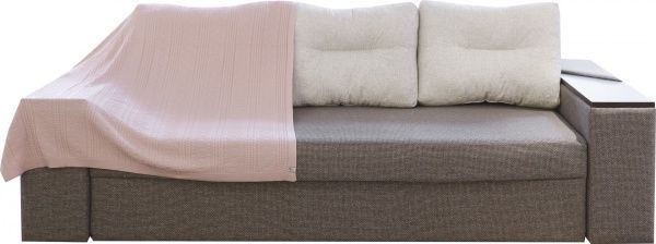 Плед ажурный 130x170 см розовый Прованс 