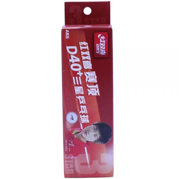 М'ячі для настільного тенісу DHS CD40A/3 р. 40+ 