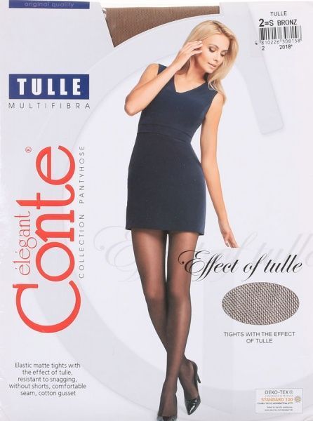 Колготки женские Conte Tulle 30 den р. 2 бронзовый 1 шт. 