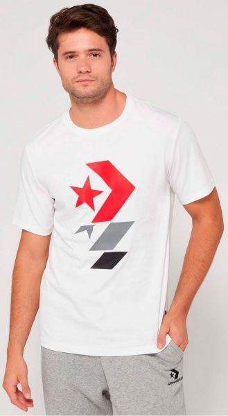 Футболка Converse Repeated Star Chevron Tee 10017452-102 XL білий
