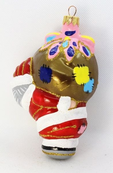 Набор елочных игрушек Новогодний 11 см 6 шт./уп. 