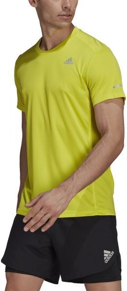 Футболка Adidas RUN IT TEE M GN2167 XL салатовий