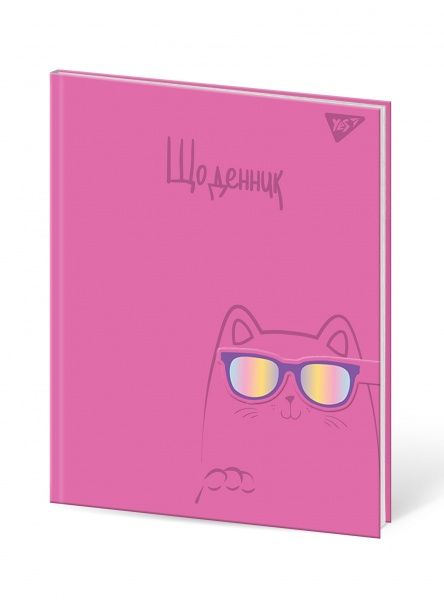 Дневник школьный PU жесткий Cool cat 911328 YES