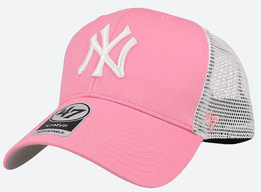Кепка 47 Brand NEW YORK YANKEES BRANSON B-BRANS17CTP-RSA OS рожевий