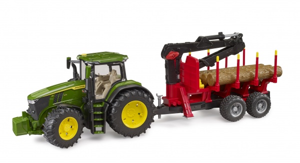 Трактор Bruder John Deere з причепом та маніпулятором 1:16 03154