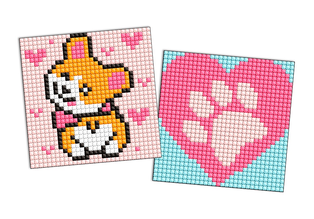 Алмазная мозаика Корги Ideyka