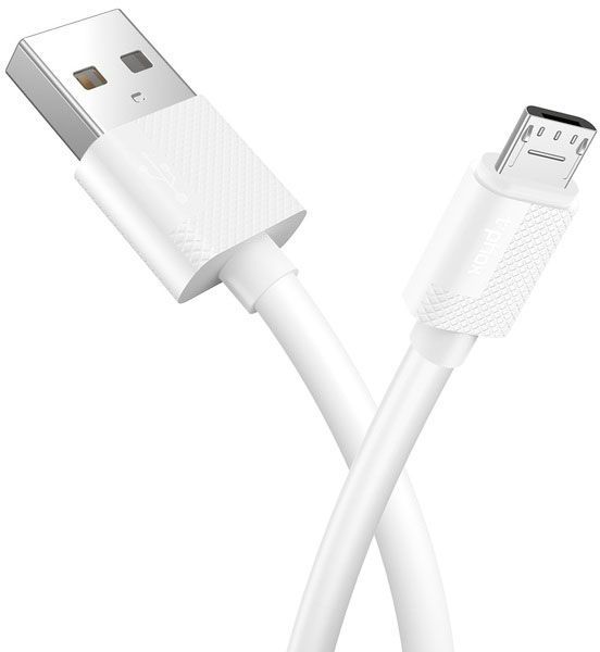 Кабель T-PHOX USB – microUSB 2 м белый (T-M801(2) white) Nets