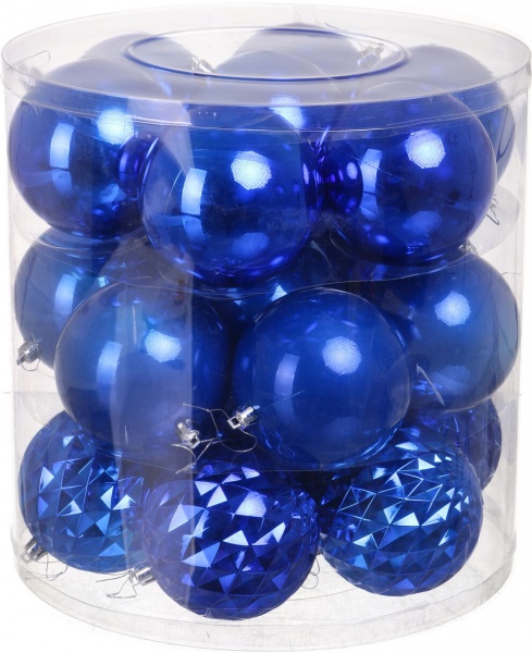 Набор елочных шаров в ассортименте (EPI-No.17-49) d 100 мм 21 шт./уп.