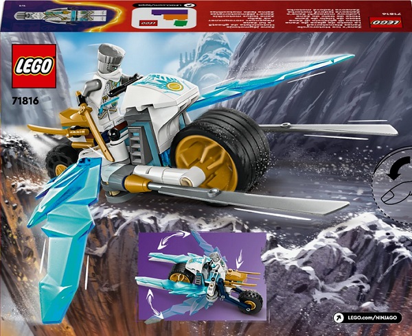 Конструктор LEGO NINJAGO Крижаний мотоцикл Зейна 71816