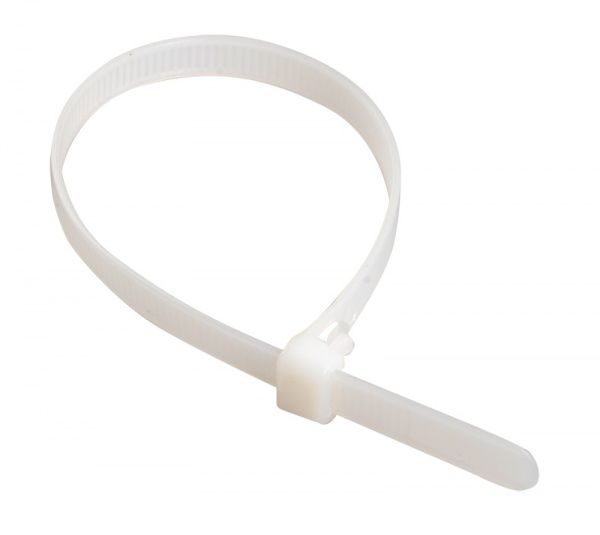 Хомут пластиковий IEK 3.6х200 мм (50 шт./уп.) UHH20-D036-200-050 білий 