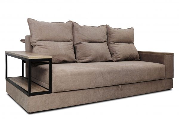 Диван прямой EP-GRT Line коричневый 2530x1100x870 мм