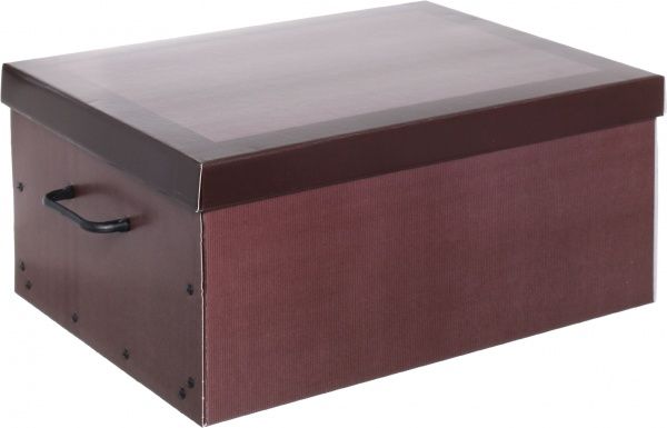 Скриня картонний Miss Space із кришкою Classic Brown 240x370x510 мм