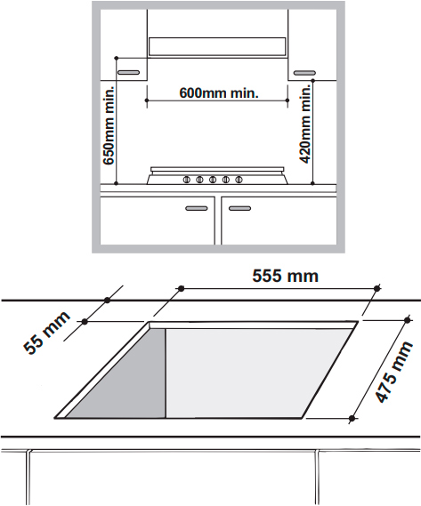 Варочная поверхность Hotpoint Ariston TQG 641 HA(BL)