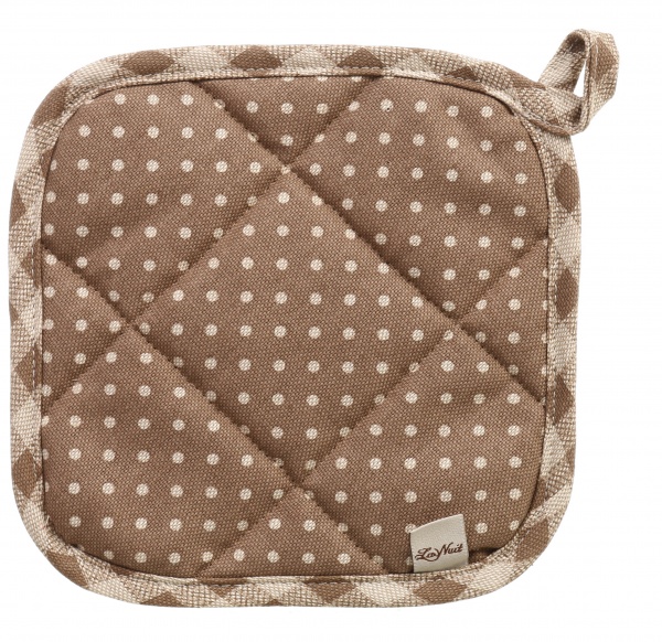 Прихватка Lucy горошок 20x20 см бежевий La Nuit 